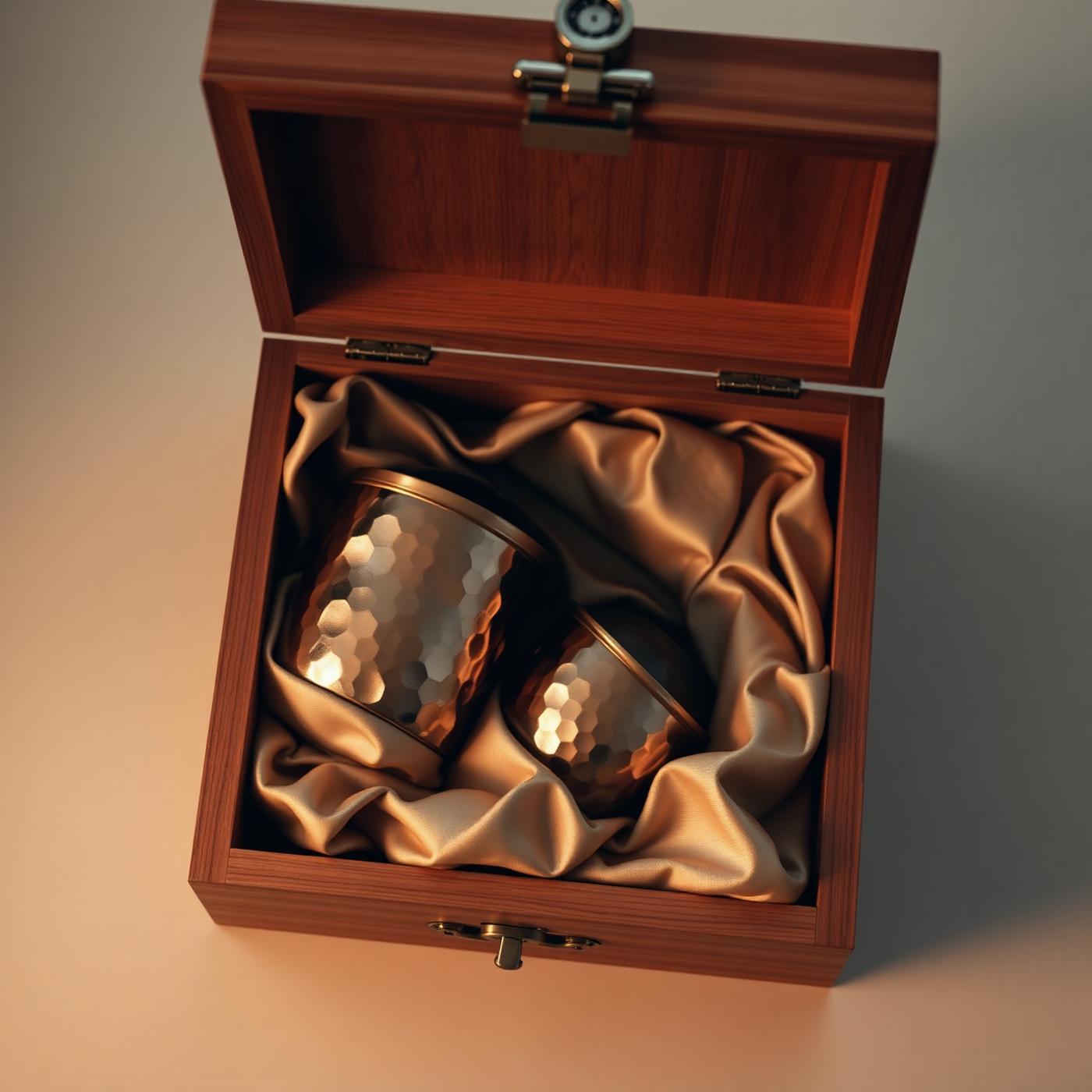 INDDIORA walnut presentation box